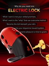 Lade das Bild in den Galerie-Viewer, Lockink Electro Vibe Retractable Chastity Cage
