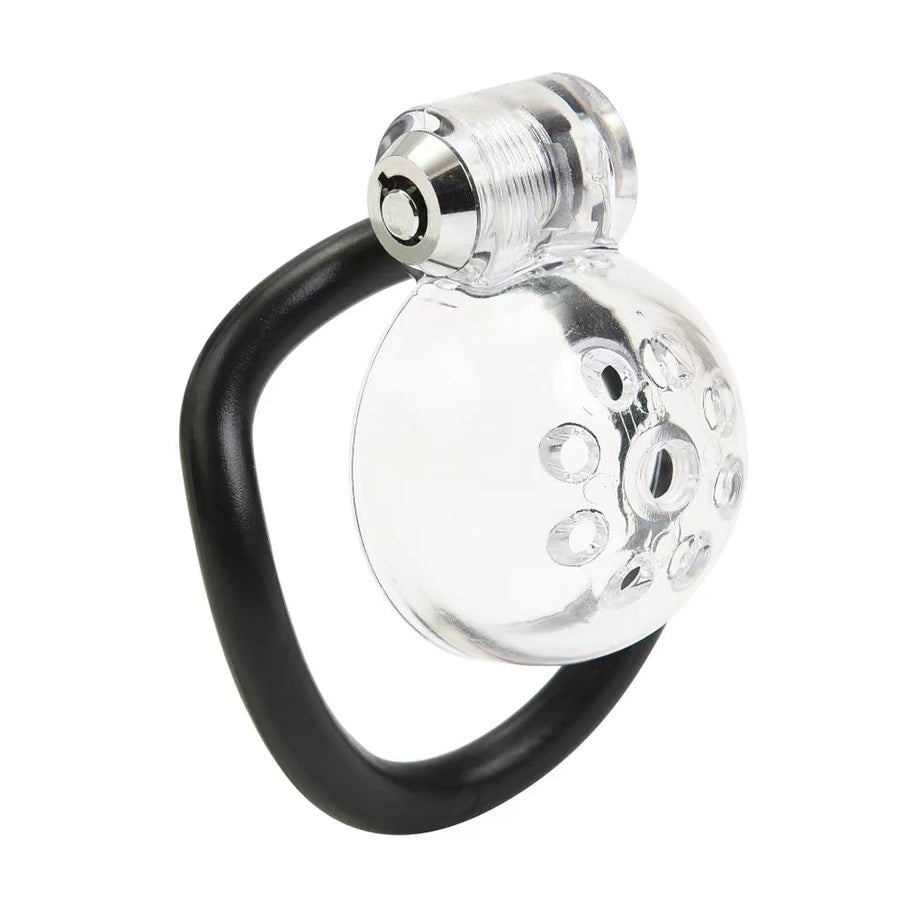 Male Chastity Cage With Clear Cage, gallery view 5