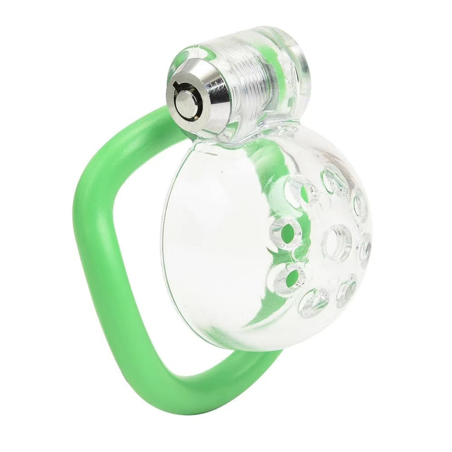 Male Chastity Cage With Clear Cage, gallery view 4