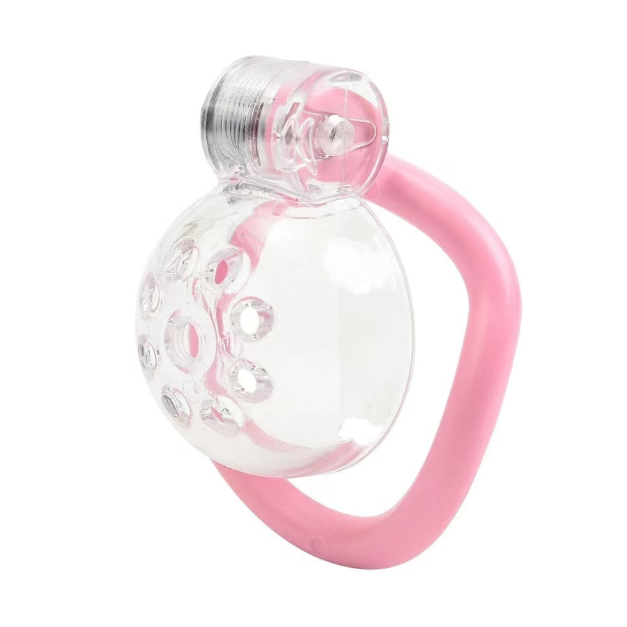Male Chastity Cage With Clear Cage, gallery view 6