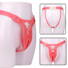 Charger l'image dans la galerie, Male Pink Cross-Dressing Chastity Belt
