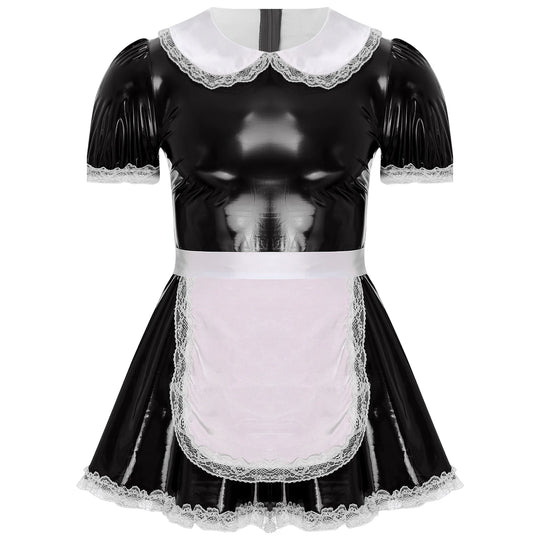 Mens Ruffle Lace Sissy Maid Dress product view