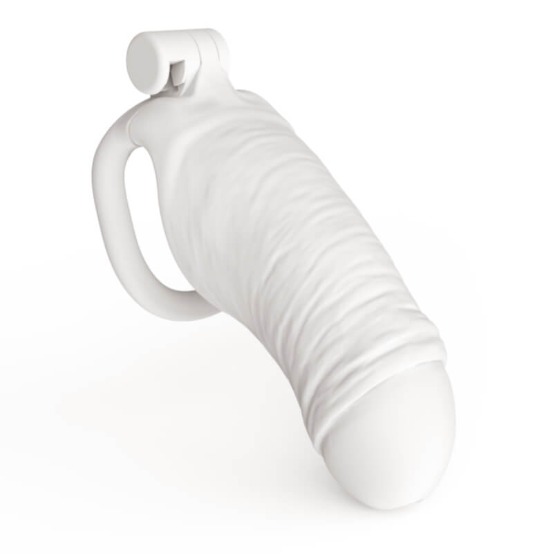 White Chastity Cage, gallery view 7