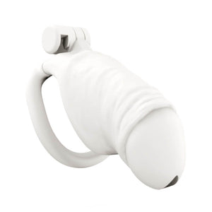 White Chastity Cage