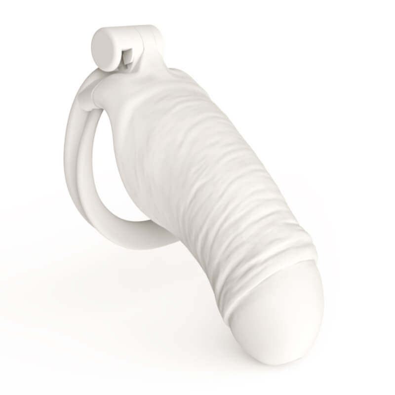 White Chastity Cage, gallery view 4