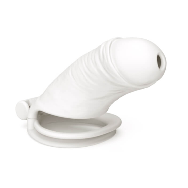 White Chastity Cage, gallery view 3