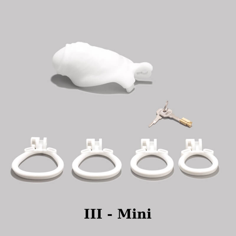 White Chastity Cage, gallery view 9