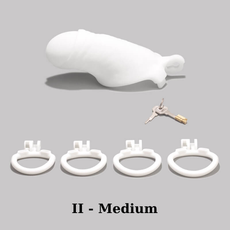 White Chastity Cage, gallery view 15