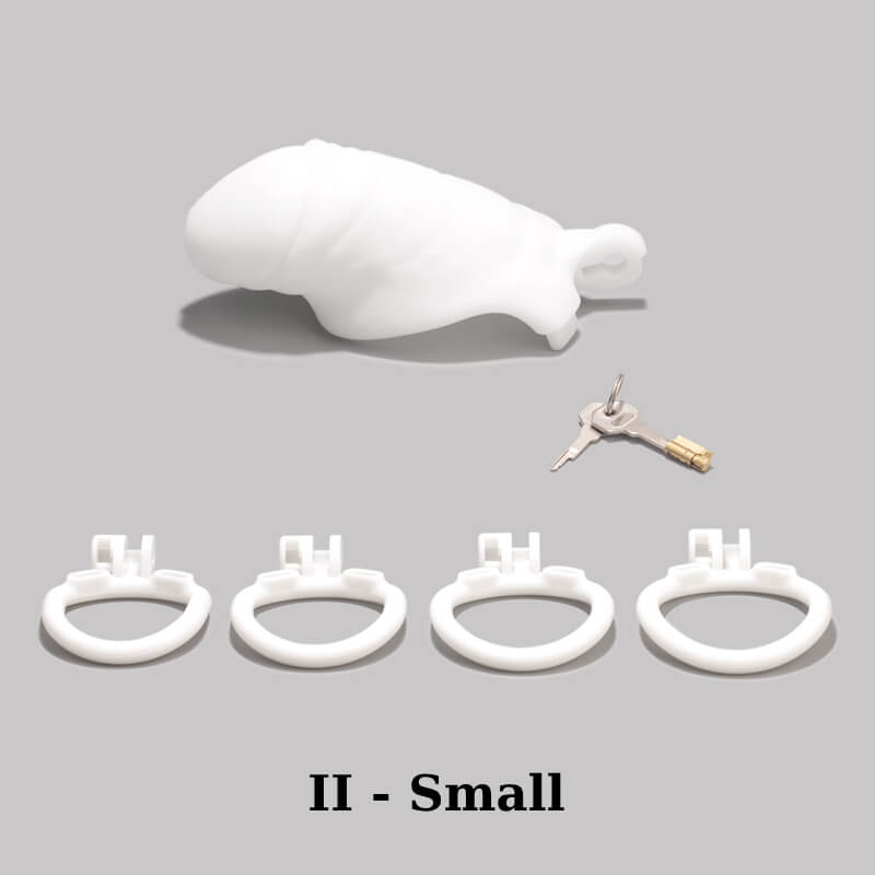 White Chastity Cage, gallery view 14