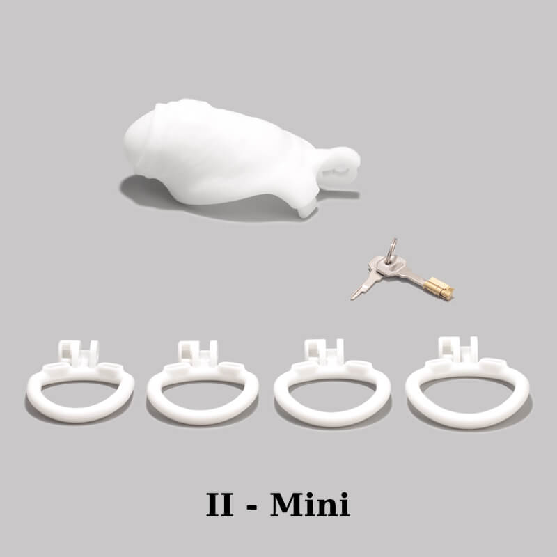 White Chastity Cage, gallery view 13