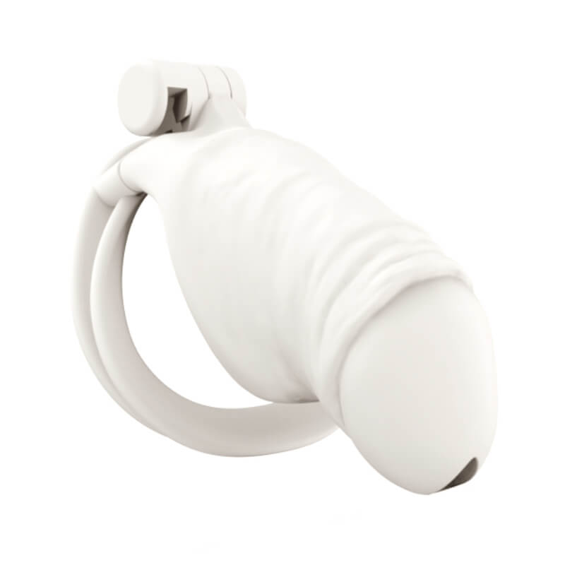 White Chastity Cage, gallery view 2