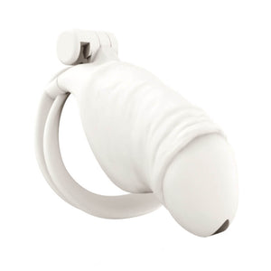 White Chastity Cage