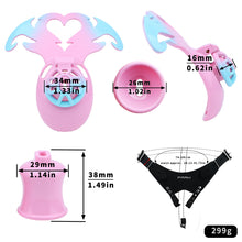 Load image into Gallery viewer, Mini Demon Negative Chastity Cage
