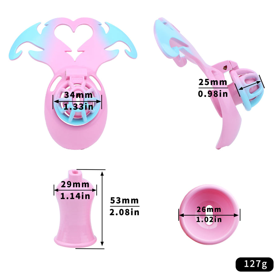 Mini Demon Negative Chastity Cage, gallery view 6