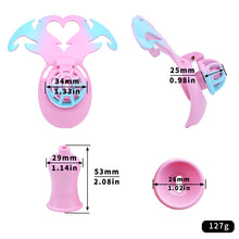 Load image into Gallery viewer, Mini Demon Negative Chastity Cage

