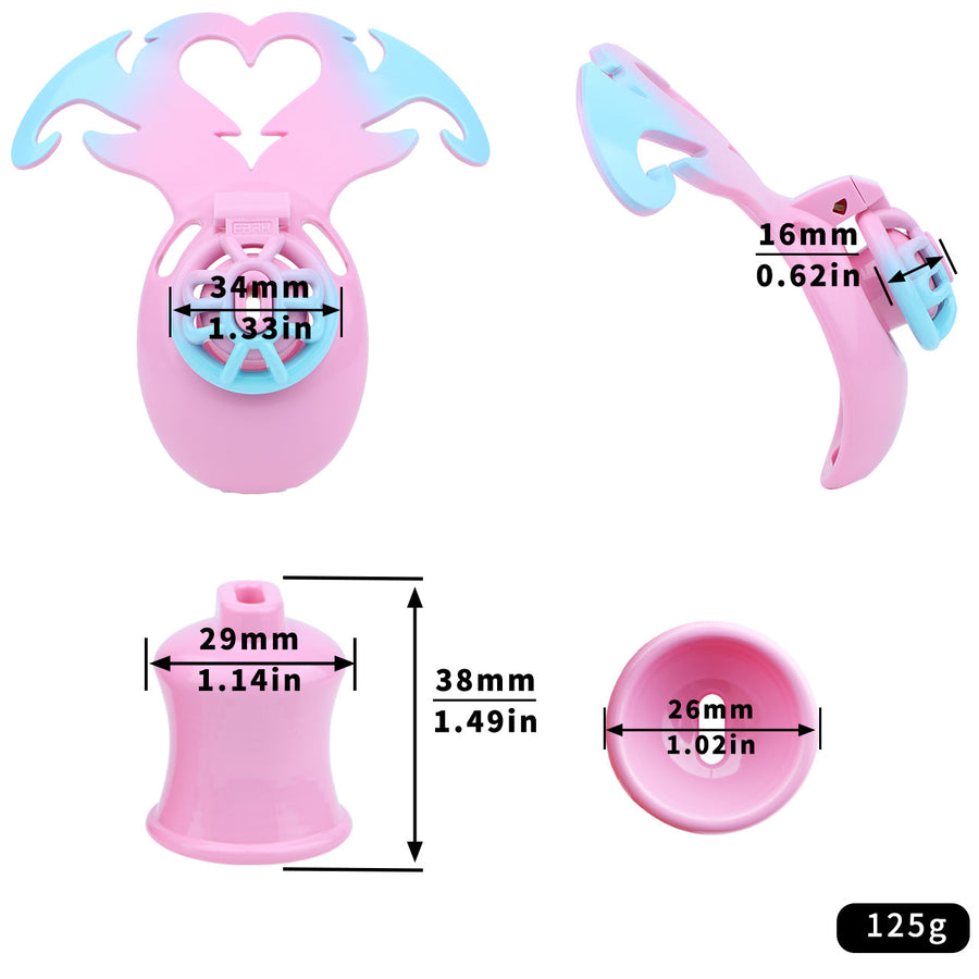 Mini Demon Negative Chastity Cage, gallery view 7