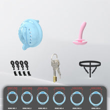 Charger l'image dans la galerie, Mini Soft Silicone Pussy Cock Cage 9
