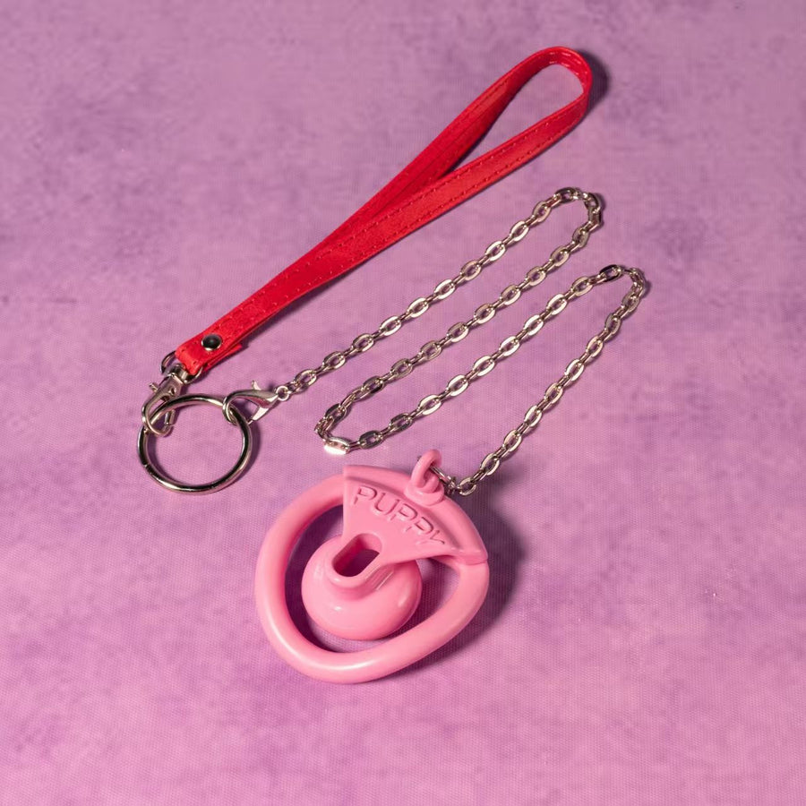 Negative Chastity Cage With Traction Chain 2