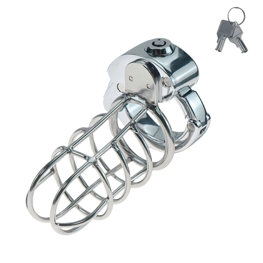 New BDSM #78 Adjustable Male Chastity Cage, gallery view 2