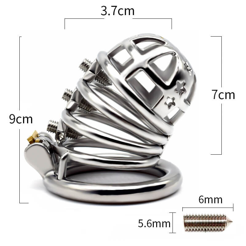 New Spiked Chastity Cage, gallery view 3