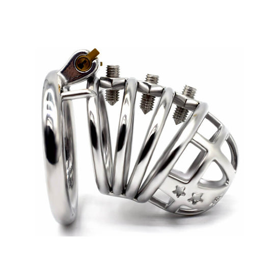 New Spiked Chastity Cage product view