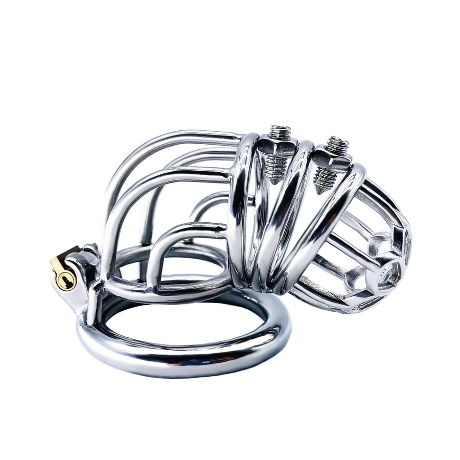 Special Stainless Steel Chastity Cage Spiked, gallery view 3