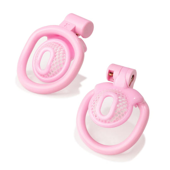New Ultra Compact Honeycomb Positive/Negative Chastity Cage product view