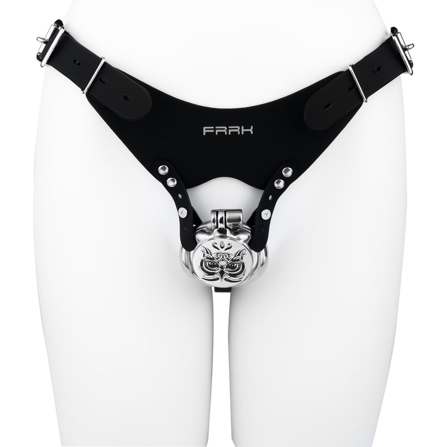 Owl Flat Chastity Cage - 11