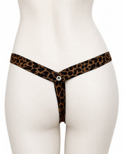 Charger l'image dans la galerie, Leopard t back three way support strap shown from the rear on a display mannequin
