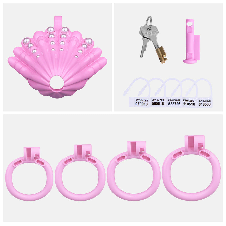 Pearls Chastity Cage - 13