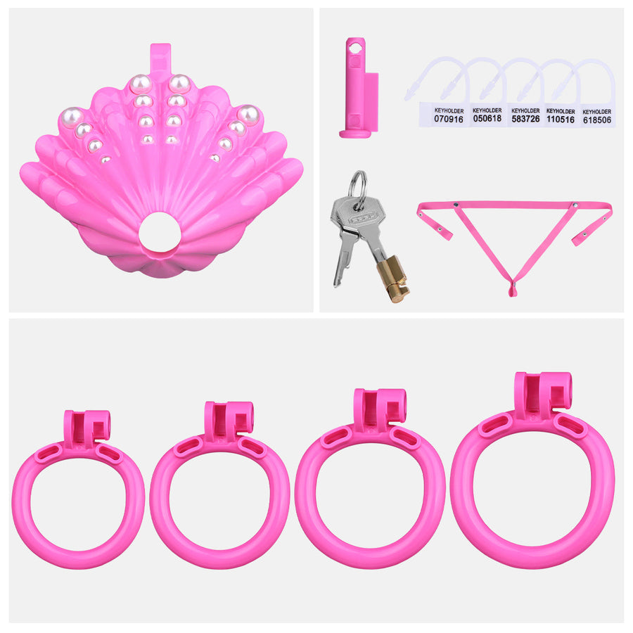 Pearls Chastity Cage - 14