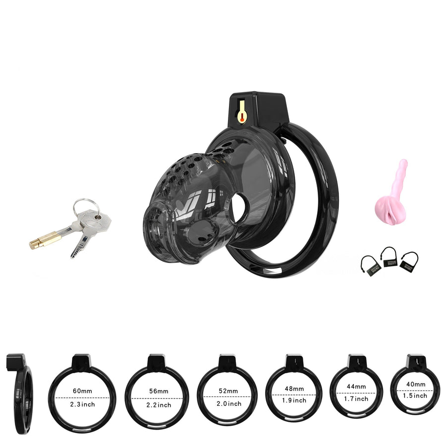 Personality Elastic Male Chastity Cage, gallery view 12