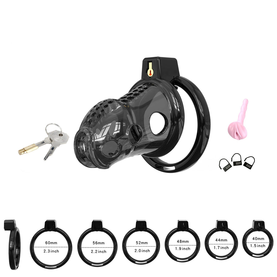 Personality Elastic Male Chastity Cage, gallery view 13