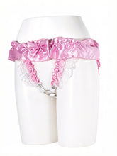 Lade das Bild in den Galerie-Viewer, Pink Lace Bow Chastity Belt
