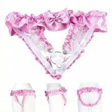 Lade das Bild in den Galerie-Viewer, Pink Lace Bow Chastity Belt
