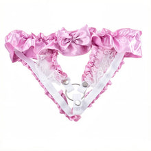 Lade das Bild in den Galerie-Viewer, Pink Lace Bow Chastity Belt
