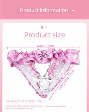 Lade das Bild in den Galerie-Viewer, Pink Lace Bow Chastity Belt

