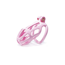 Lade das Bild in den Galerie-Viewer, Pink Stripe Mamba Chastity Cage Kit 1.77 To 4.13 Inches in alternate gallery view 5
