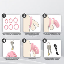 Charger l'image dans la galerie, Prickly Soft Silicone Cock Cage 11
