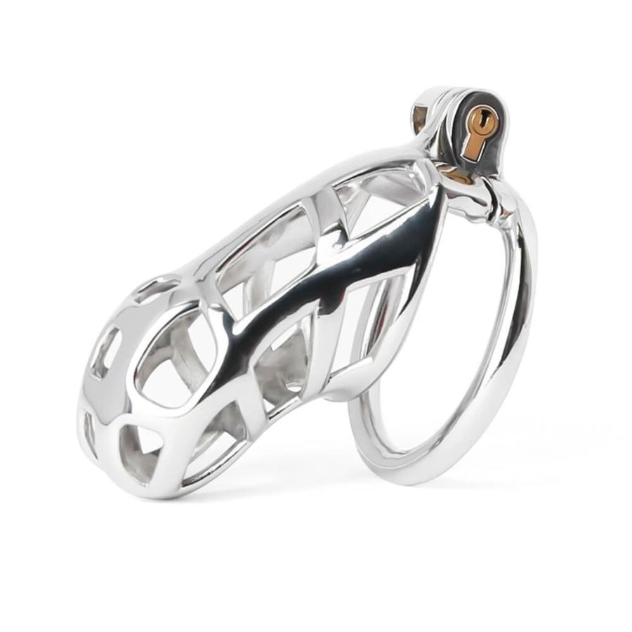 Stainless Steel Cobra Chastity Cage product view