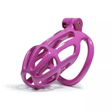 Lade das Bild in den Galerie-Viewer, Purple Stripe Mamba Chastity Cage Kit 1.77 To 4.13 Inches in alternate gallery view 5
