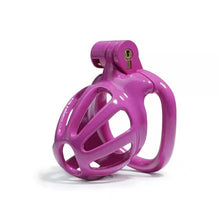 Lade das Bild in den Galerie-Viewer, Purple Stripe Mamba Chastity Cage Kit 1.77 To 4.13 Inches in alternate gallery view 3
