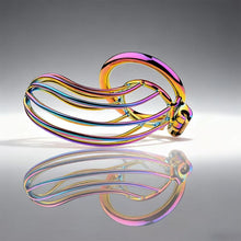 Lade das Bild in den Galerie-Viewer, Rainbow Long Banana Chastity Cage 5

