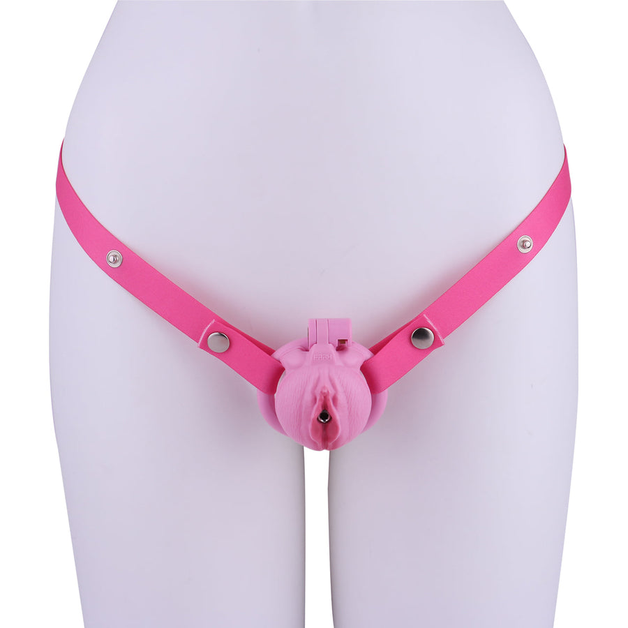 Realistic Clitoris Chastity Cage - 11