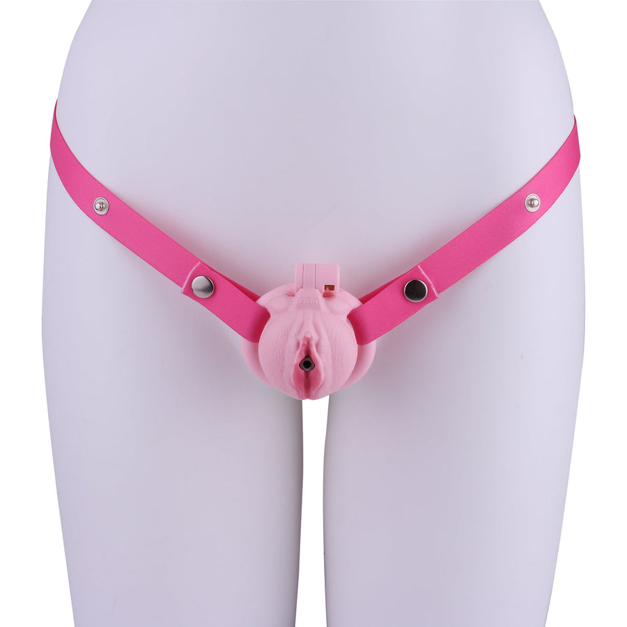 Realistic Clitoris Chastity Cage - 12