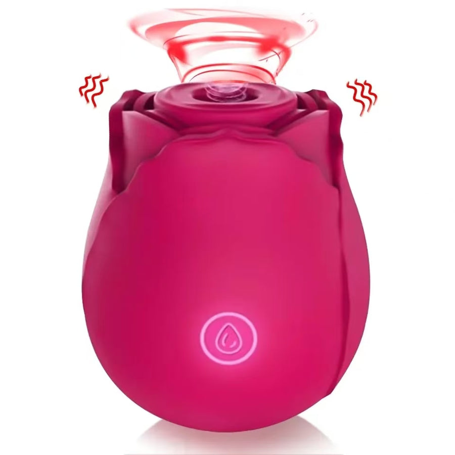 Red Rose Toys Stimulator Tongue Licking Vibrator, gallery view 5