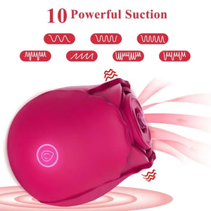 Red Rose Toys Stimulator Tongue Licking Vibrator