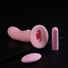 Load image into Gallery viewer, Remote Vibrator with Dildo Strap On Belt
