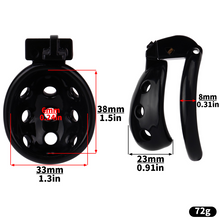 Lade das Bild in den Galerie-Viewer, Resin Breathable Male Chastity Cage -9
