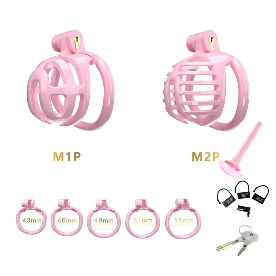 Small Chastity Cage 5 with Catheter Colors to choose, gallery view 2
